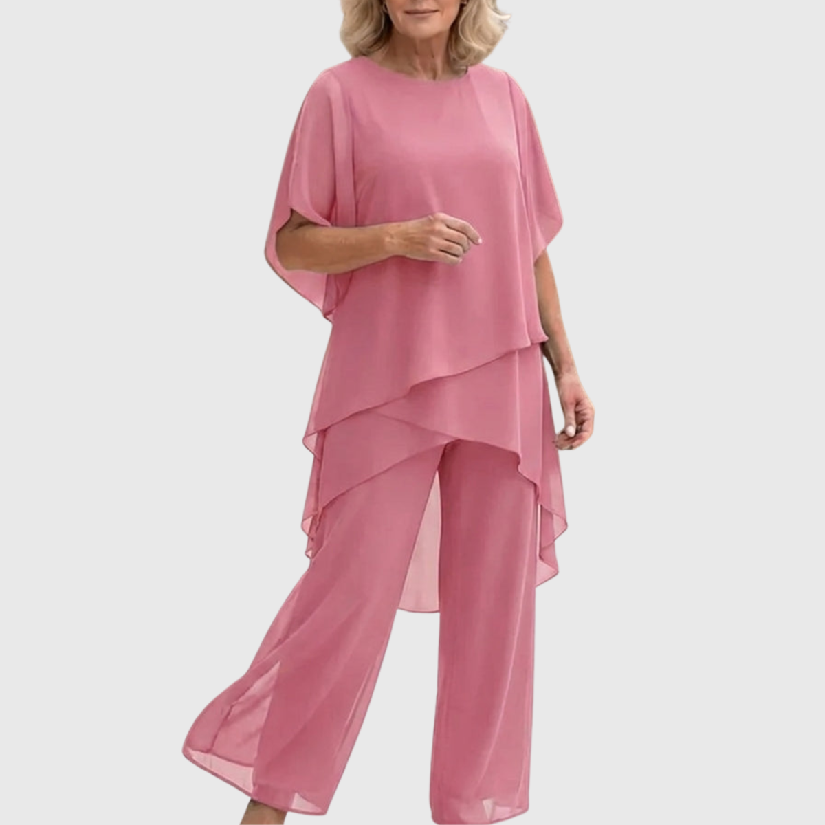 Elara | Conjunto Palazzo Fluido para Comodidad y Estilo Elegantes