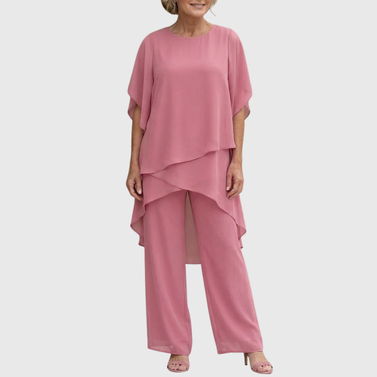 Elara | Conjunto Palazzo Fluido para Comodidad y Estilo Elegantes