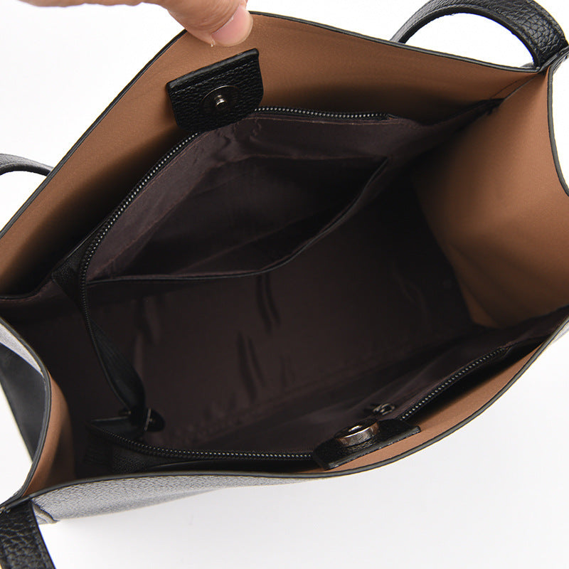 Mariah | Bolso de hombro de piel auténtica