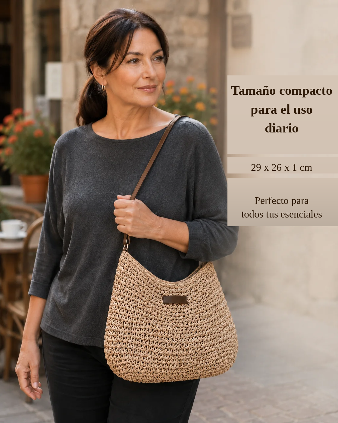 Simone | Bolso Trenzado Elegante